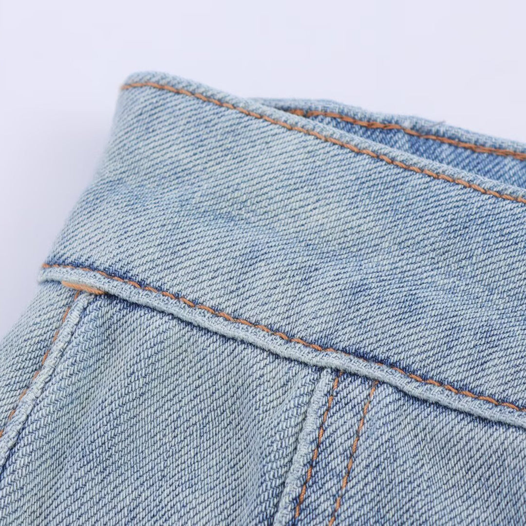 Damen weit geschnittene Jeans R&B