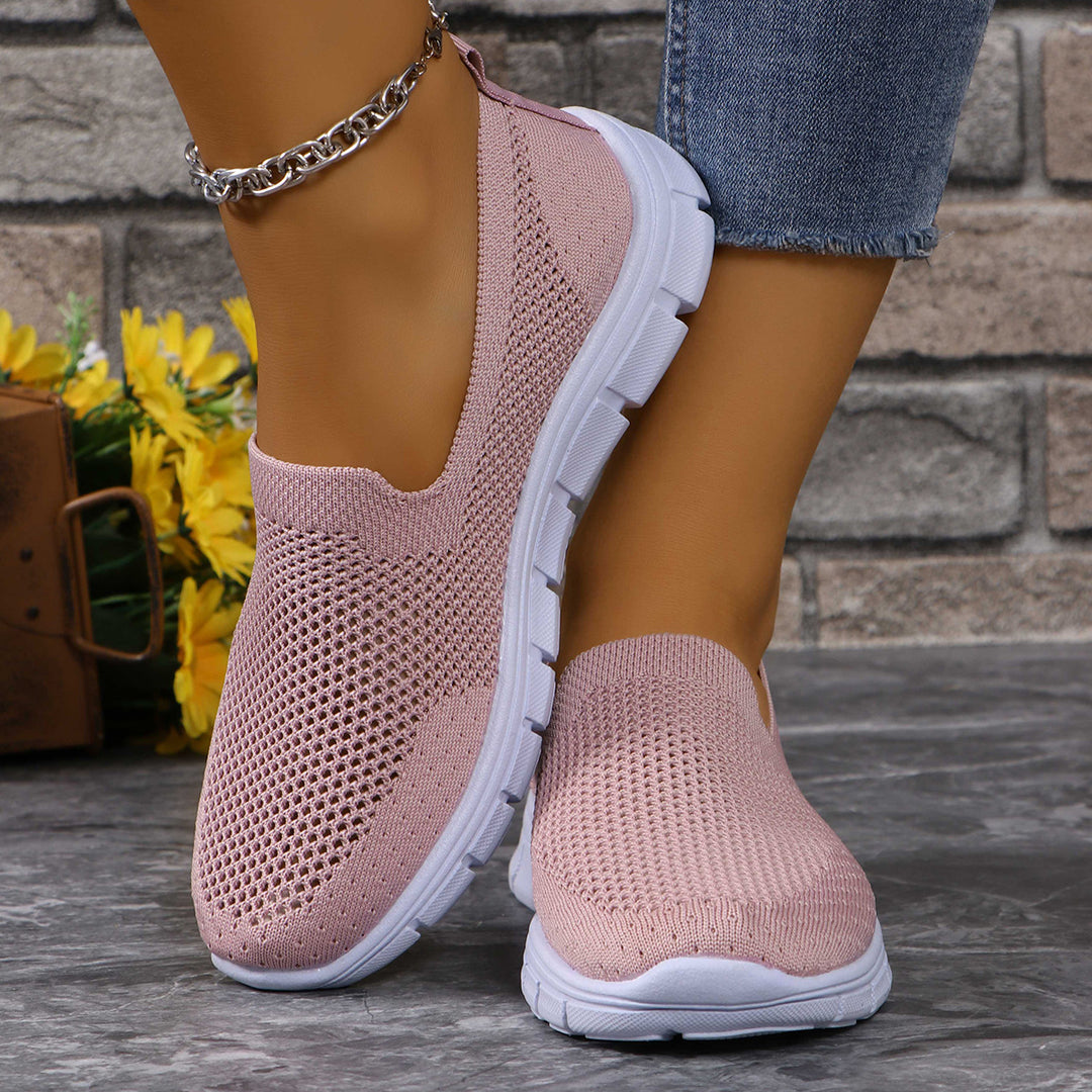 Damen Atmungsaktive Slip-On Sneakers mit flexiblem Design R&B