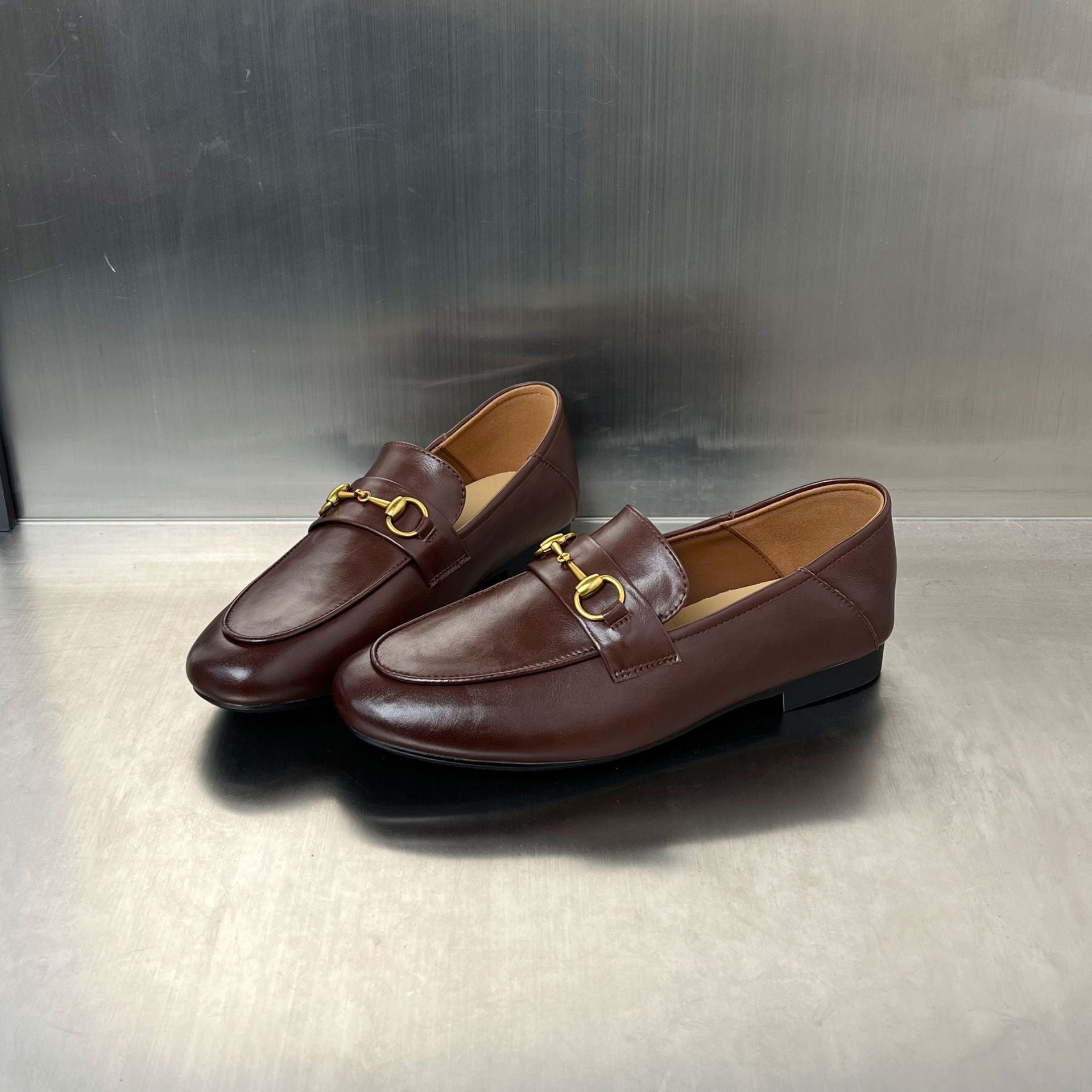Damen Mokassins mit elegantem Schnallenverschluss und bequemer Innensohle R&B