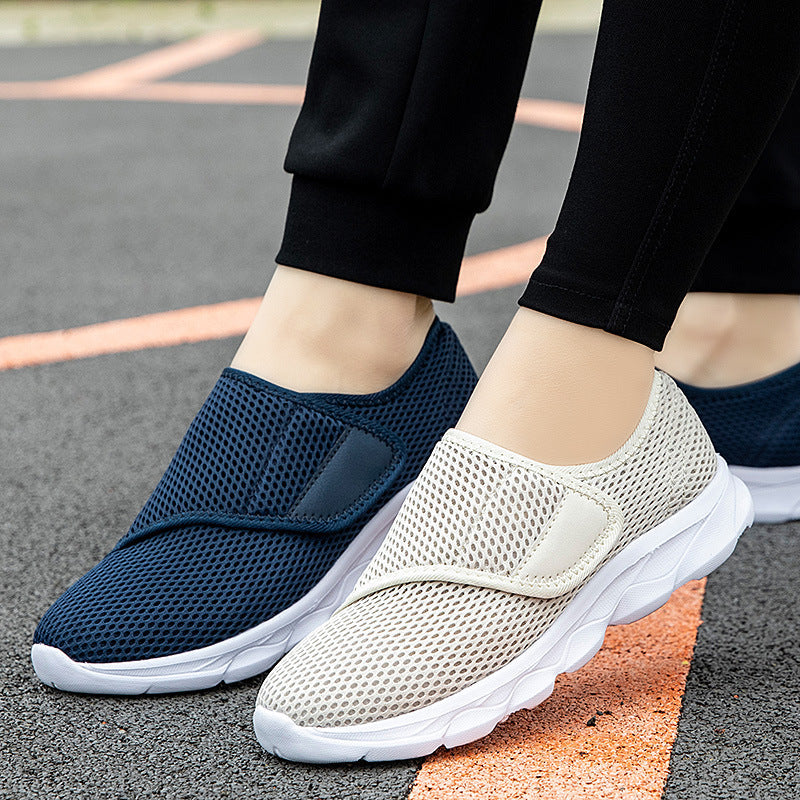 Damen Atmungsaktive Slip-On Sneakers mit elastischem Riemen R&B