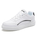 Damen Sneakers aus leichtem Kunstleder mit sportlichem Design