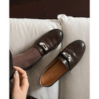 Damen Mokassins mit eleganter Schnallenverzierung R&B