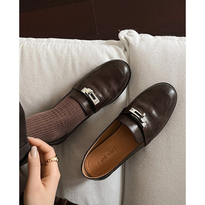 Damen Mokassins mit eleganter Schnallenverzierung R&B