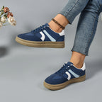 Damen Sneaker mit modischem Obermaterial und rutschfester Sohle EB