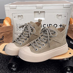 Damen modische High-Top Sneakers mit robustem Sohlenprofil und atmungsaktivem Obermaterial R&B