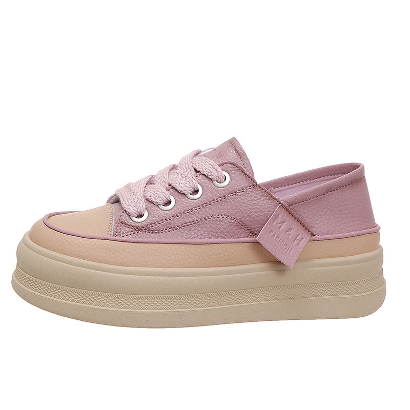 Damen Bequeme Sneaker mit Plateau-Sohle