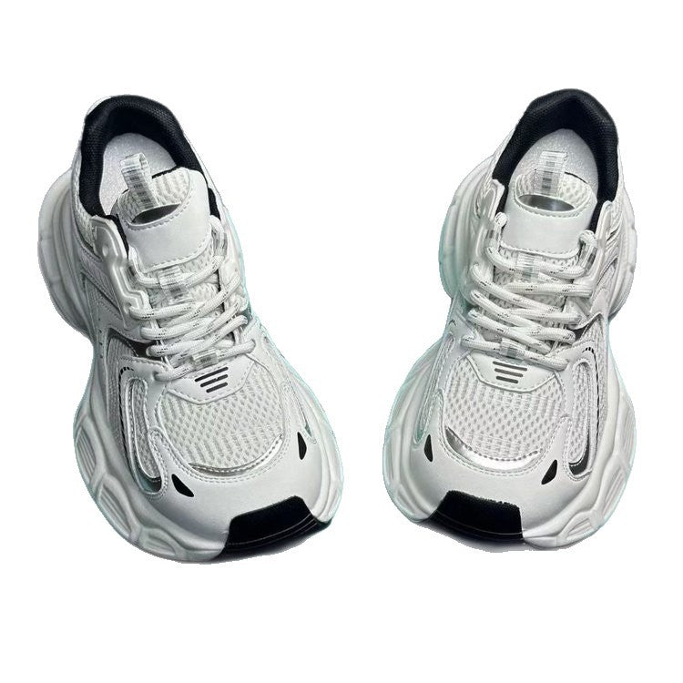 Damen Sportliche Sneakers mit atmungsaktivem Netz-Obermaterial und dämpfender Sohle R&B