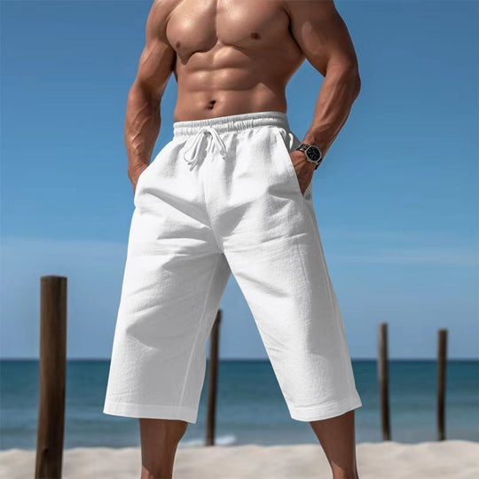 Herren nan städtische Sommerbermuda im klaren Schnitt mit Komfortbund R&B