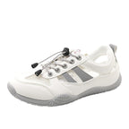 Damen modische und atmungsaktive Freizeitschuhe mit elastischem Schnürsystem R&B