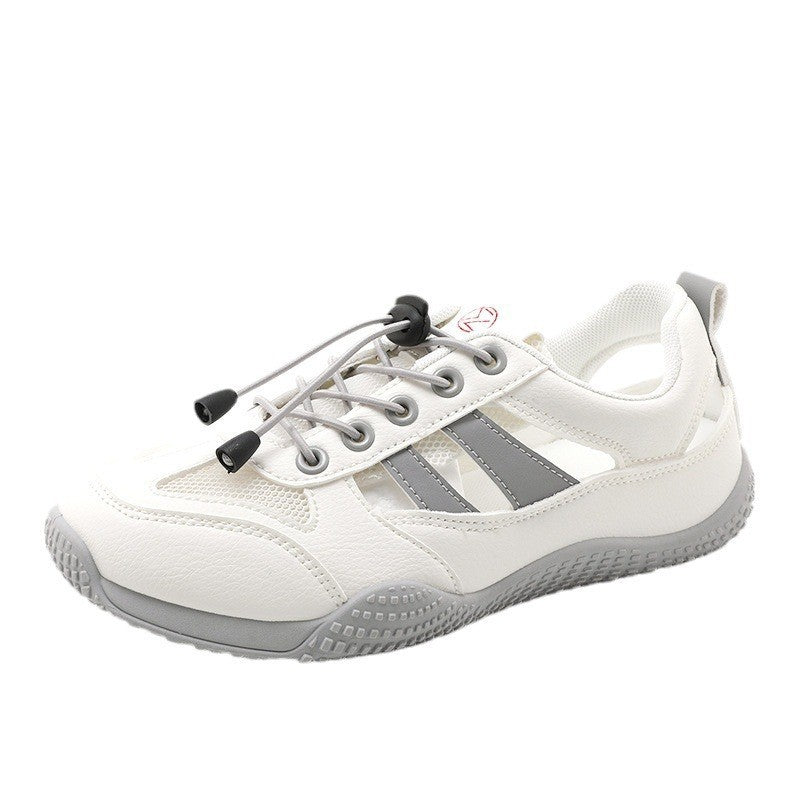 Damen modische und atmungsaktive Freizeitschuhe mit elastischem Schnürsystem R&B