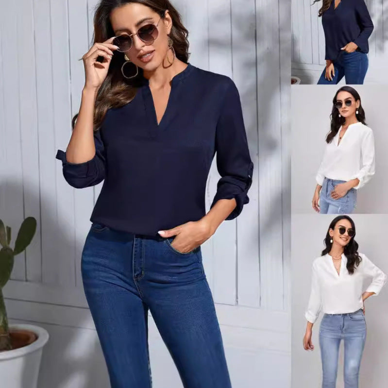 Damen Elegantes und modernes Blusenshirt R&B