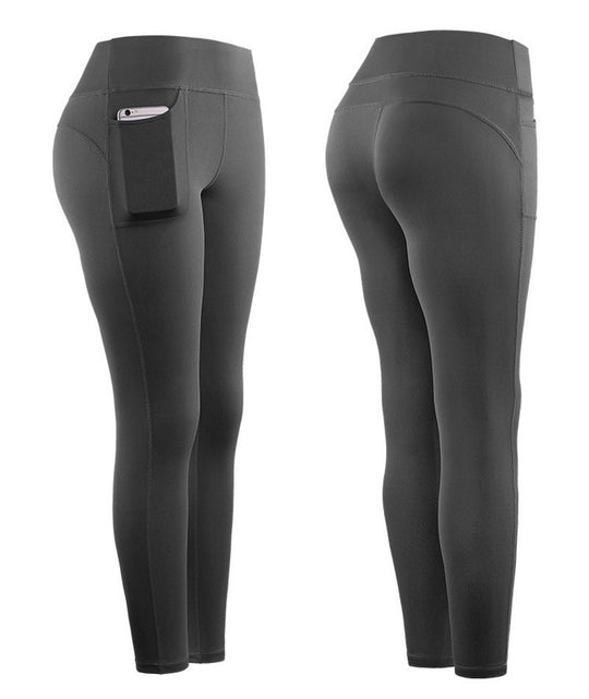 Damen Hochleistungs-Leggings mit praktischen Seitentaschen R&B