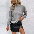 Damen eleganter Pullover mit Perlenbesatz R&B