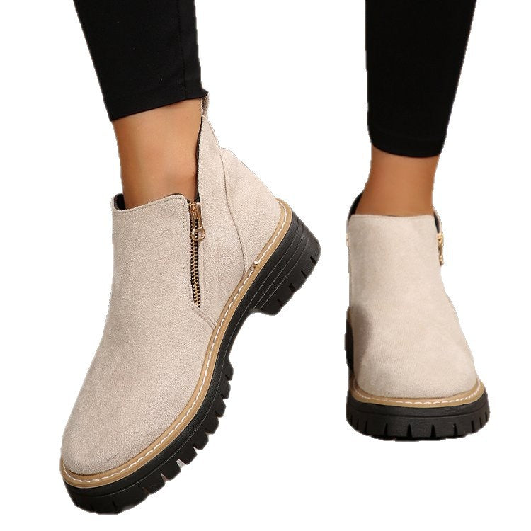 Damen Slip-On Boots mit robustem Profil und komfortabler Einlage R&B