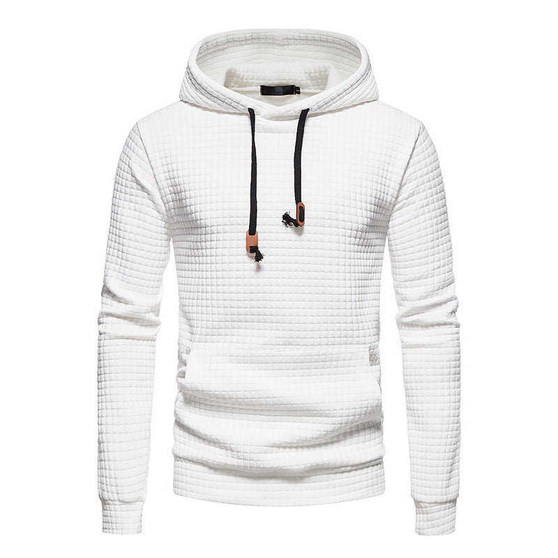 Herren modischer Kapuzenpullover mit strukturierter Oberfläche R&B