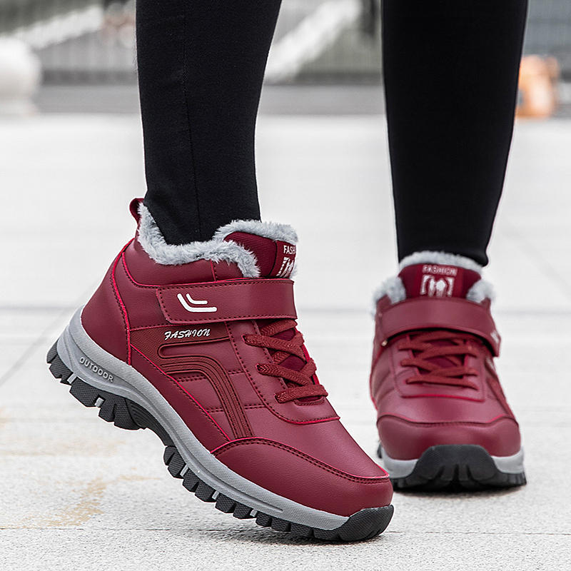 Damen Sportliche Winter Sneaker mit Warmfutter und rutschfester Sohle R&B