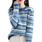 Damen gemusterter Strickpullover R&B