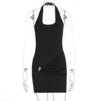 Damen Figurbetontes Kleid mit elegantem Bindedetail R&B