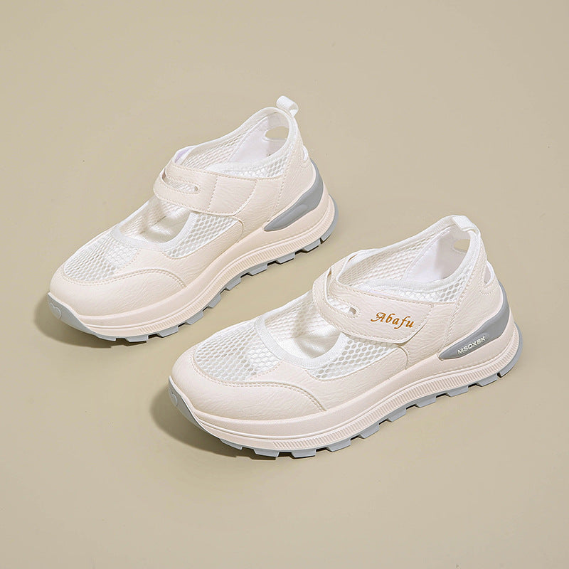 Damen Freizeitsneaker mit atmungsaktivem Mesh-Obermaterial und gepolsterter Innensohle R&B