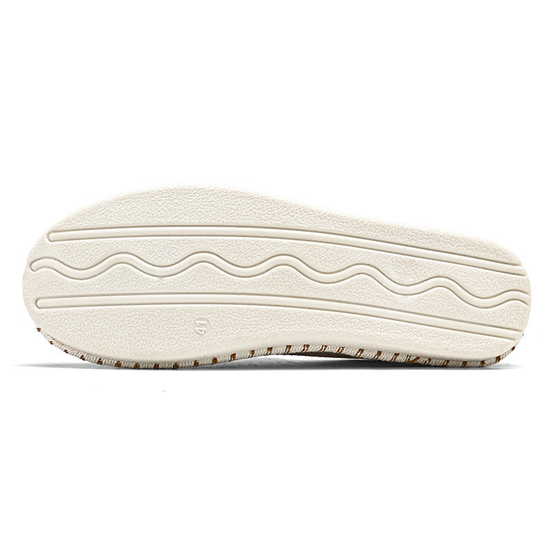 Damen Slip-On Espadrilles mit kunstvoller Stickerei