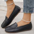 Damen slip-on Loafers mit durchbrochenem Design R&B