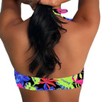 Damen Bandeau-Bikini mit modischem Wickeldetail R&B