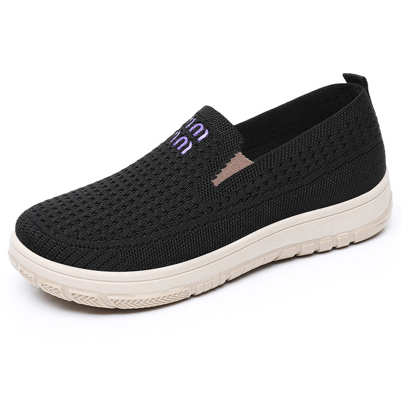 Damen Atmungsaktive Freizeit Slip-On Sneakers mit elastischem Obermaterial R&B