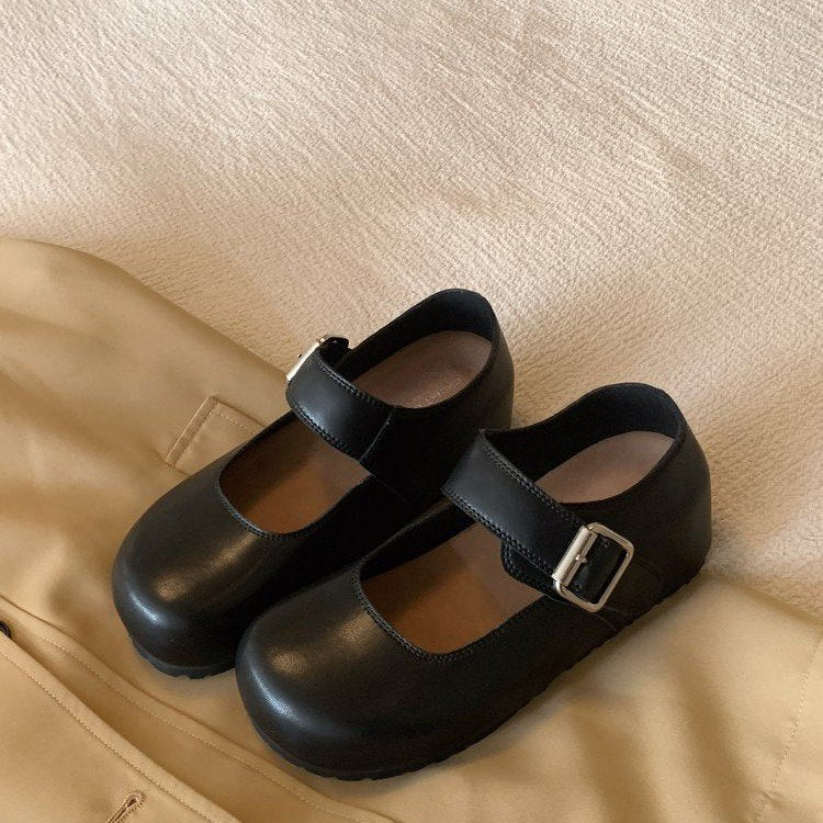 Damen Mary Jane Schuhe mit modischem Riemchen und bequemer Sohle R&B