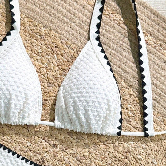 Damen Bikini-Set mit raffinierten Rüschendetails und verstellbaren Trägern R&B