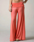 Damen weite Jersey-Hose mit hohem Bund R&B
