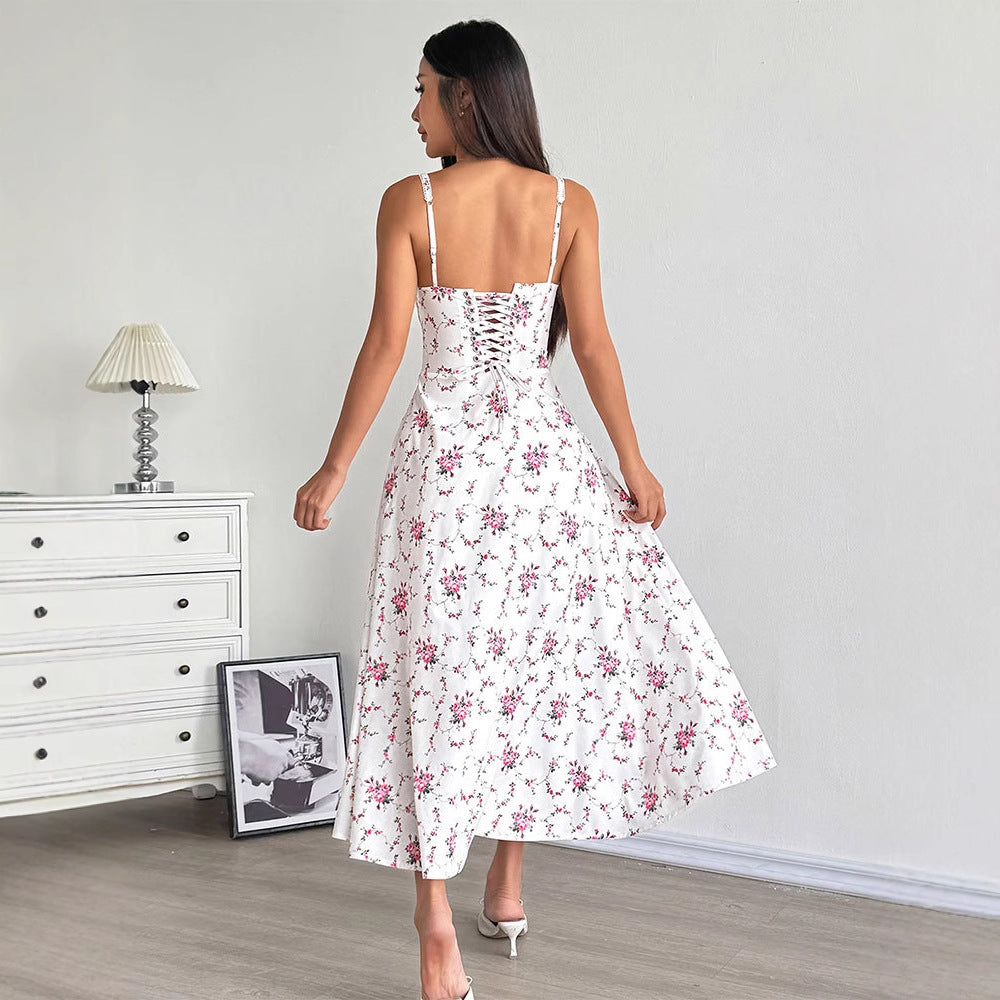 Damen Sommerkleid mit floralem Muster R&B