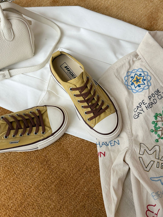 Damen Modische Sneakers im lässigen Stil mit auffälligen Schnürsenkeln R&B