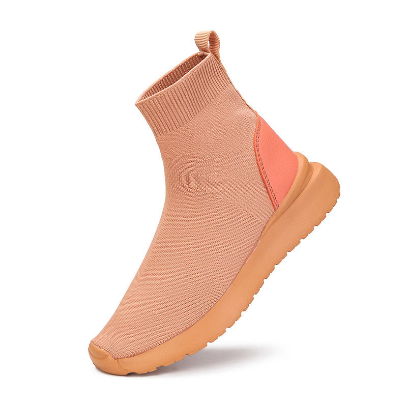 Damen Flexibles Ankle-Design Sneakers mit atmungsaktivem Obermaterial