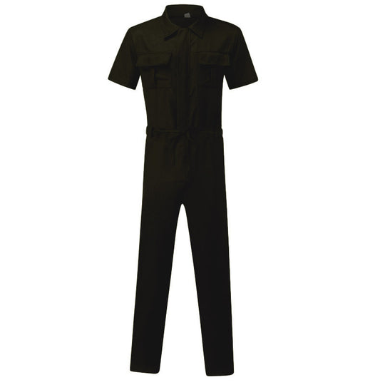Damen Overall mit praktischen Taschen und elastischem Bund R&B