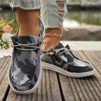 Damen Freizeit-Sneaker im modischen Camouflage-Design R&B