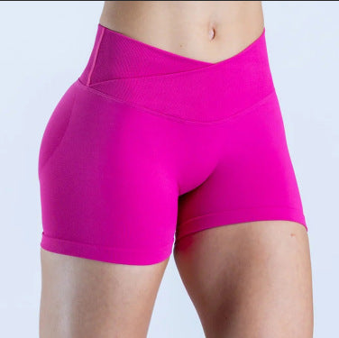 Damen Sportliche Shorts mit hohem Bund und figurformendem Schnitt R&B