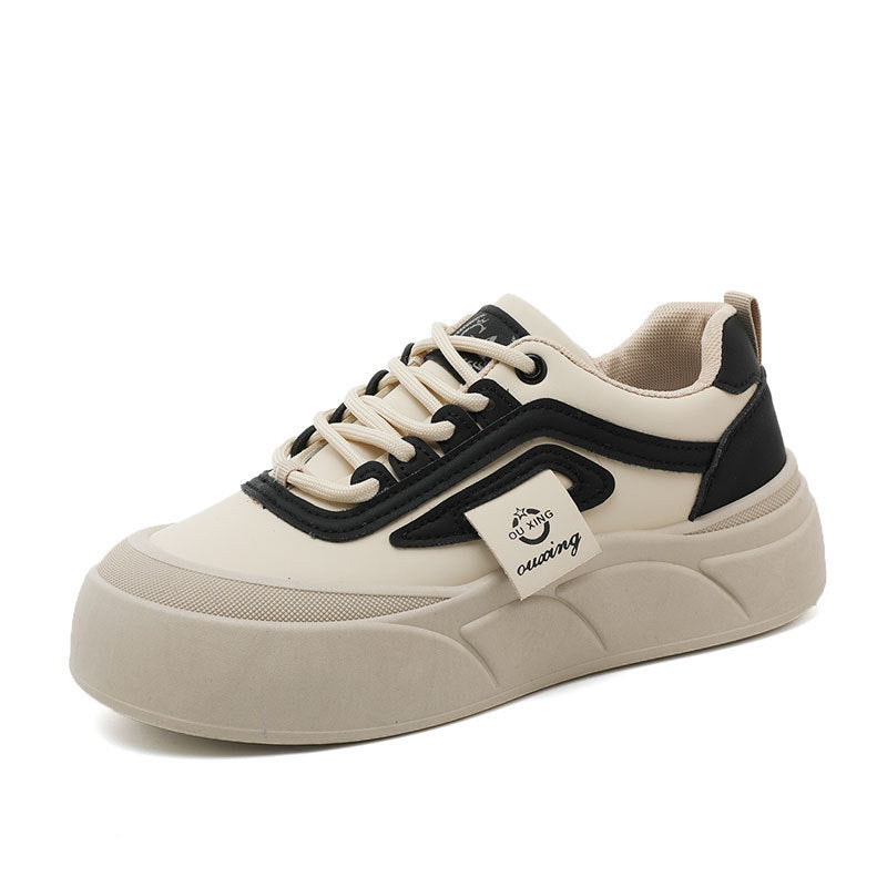 Damen modische Plateau Sneakers mit Sportprofil und atmungsaktivem Obermaterial R&B