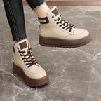 Damen modische High-Top Sneakers mit rutschfester Sohle und praktischem Schnürsystem R&B