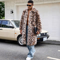 Herren Modischer Kunstfellmantel mit aufregendem Tierdesign R&B