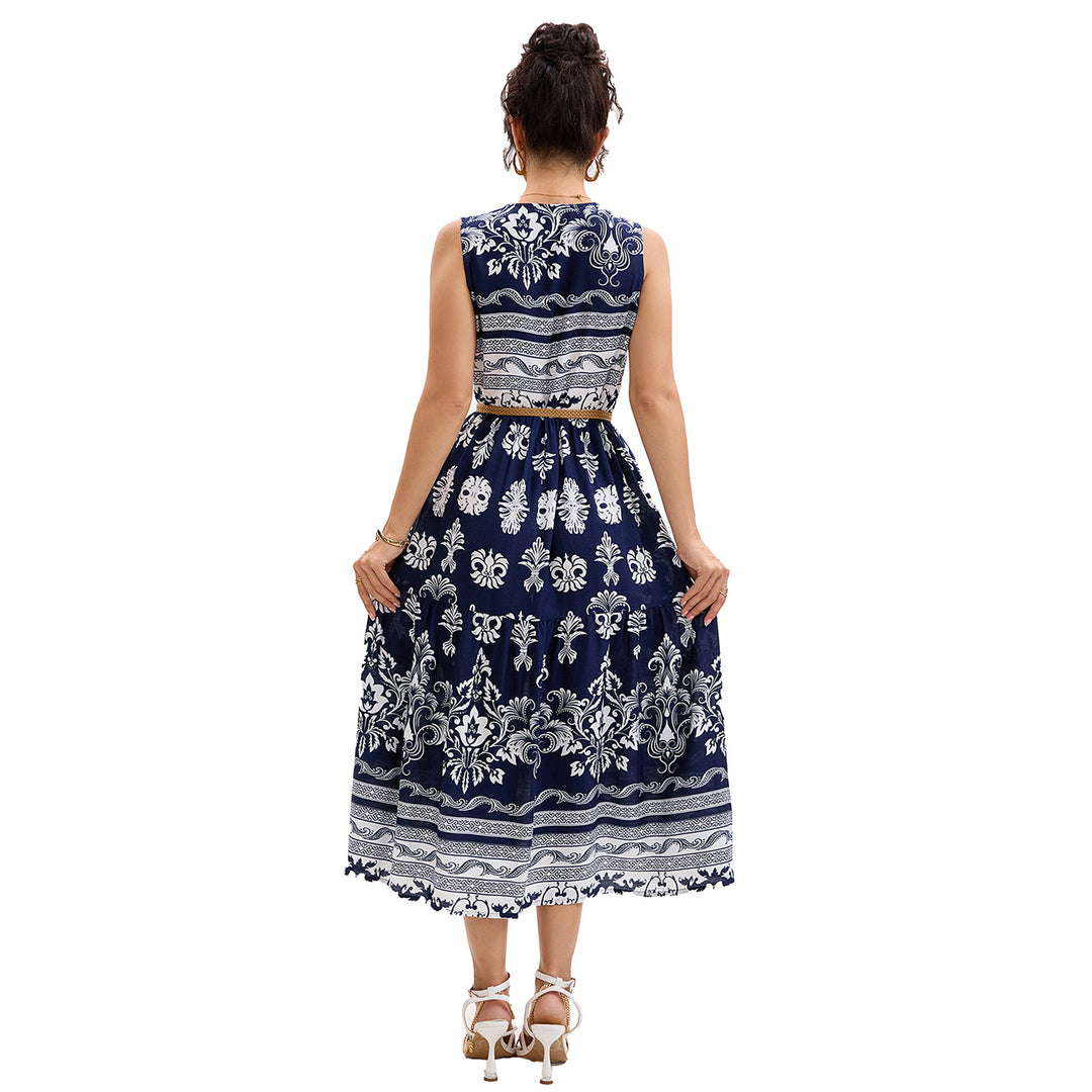 Damen Midikleid mit floralen Mustern R&B