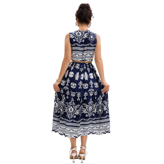 Damen Midikleid mit floralen Mustern R&B