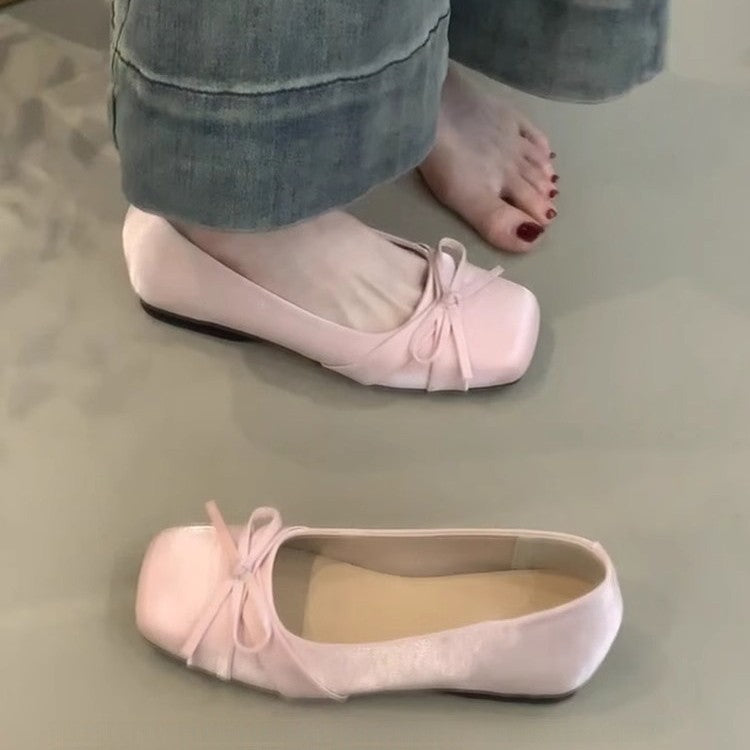 Damen Ballerinas mit dekorativem Schleifendetail und komfortablem Fußbett R&B