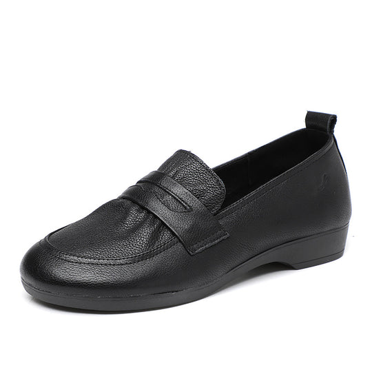 Damen Mokassins mit elastischem Riemen und bequemer Innensohle R&B