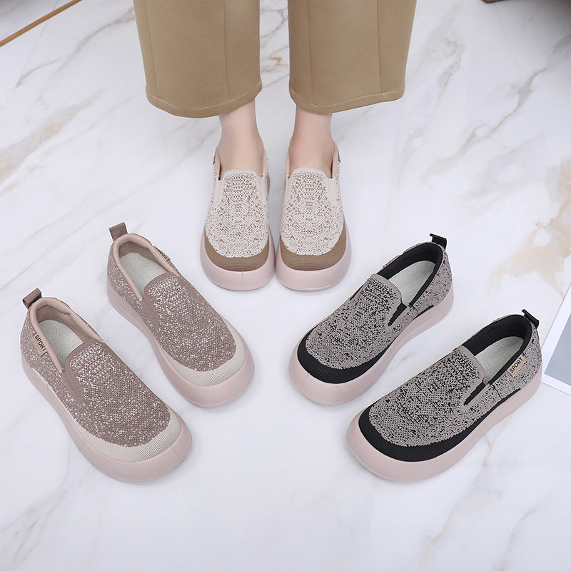 Damen Sportliche Halbschuhe mit elastischem Einstieg und Komfortsohle R&B