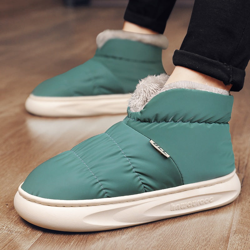 Damen kuschelige Hausschuh-Stiefel R&B