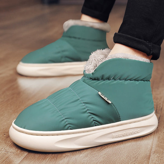 Damen kuschelige Hausschuh-Stiefel R&B