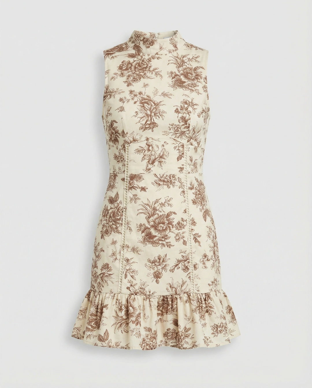 Damen A-Linie Sommerkleid ärmellos