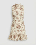 Damen A-Linie Sommerkleid ärmellos