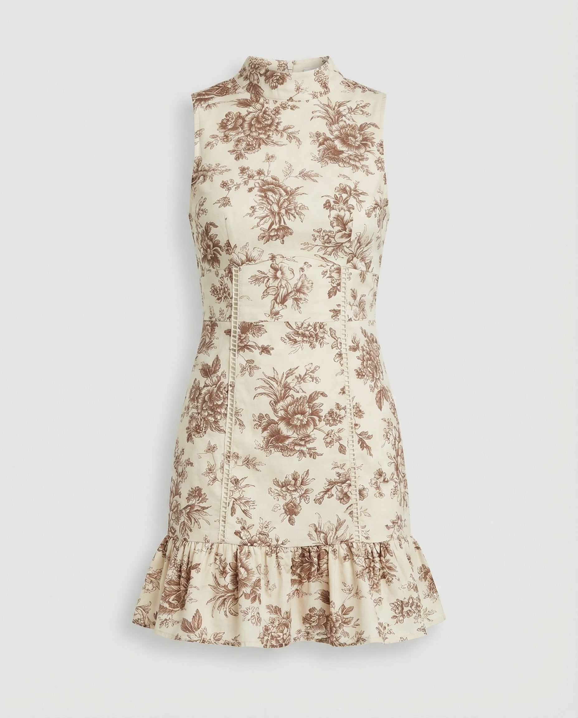 Damen A-Linie Sommerkleid ärmellos
