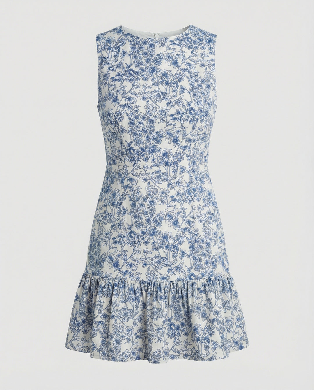 Damen A-Linie Sommerkleid ärmellos